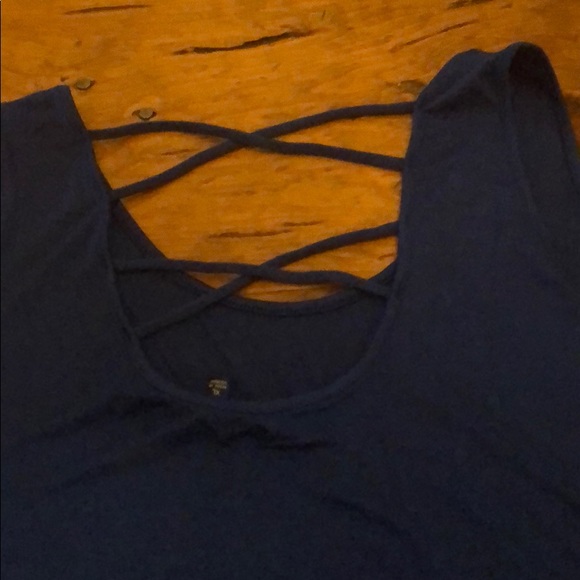 Royal blue trendy top - Picture 2 of 5